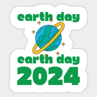 Earth day 2024  Everyday gift april 22 Rainbow Sticker